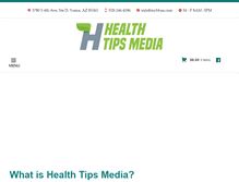 Tablet Screenshot of healthtipsmedia.com